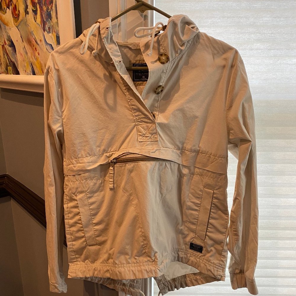 A&F Beige Windbreaker